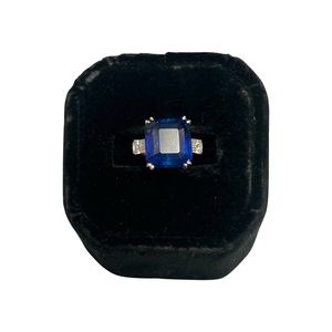 Authentic Pre-Owned 18WG 9.09 Ct Sapphire Ring